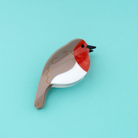 Pince à cheveux Rouge gorge