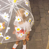 Parapluie Fleurs blanches Mathilde Cabanas x Bonjour Georges