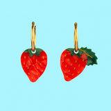 Boucles d’oreilles Fraises Coucou Suzette