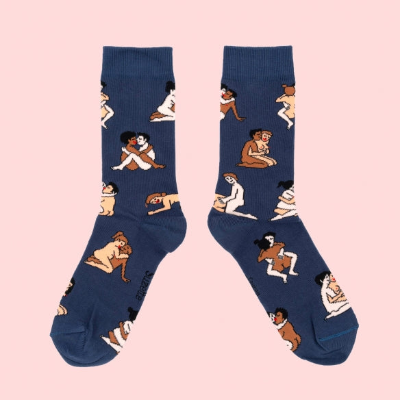 Chaussettes Kamasutra bleu