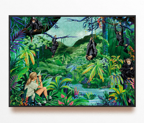 Puzzle Jane Goodall Piece and love