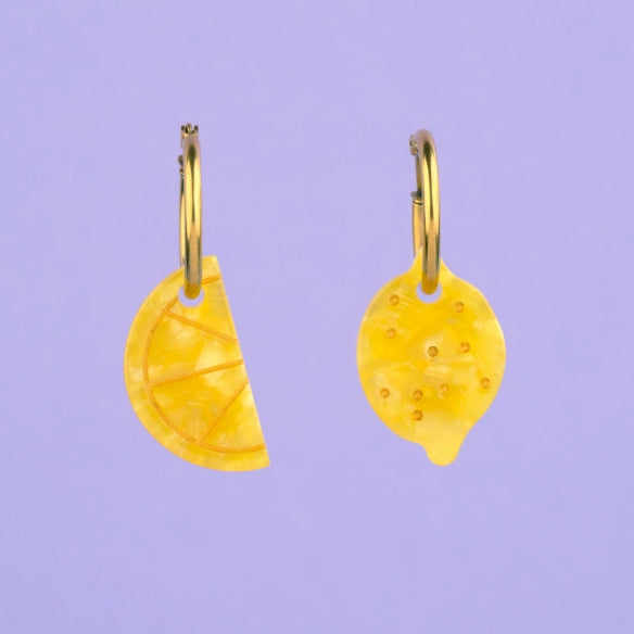 Boucles d’oreilles Citron Coucou Suzette