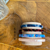 Bracelets taille S en acétate de cellulose