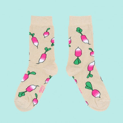 Chaussettes à paillettes Radis