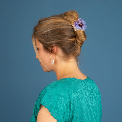 Pince à cheveux Pensée mauve Coucou Suzette