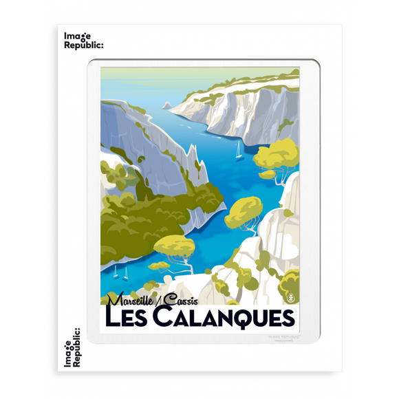 Affiche Monsieur Z Calanques - Image Republic