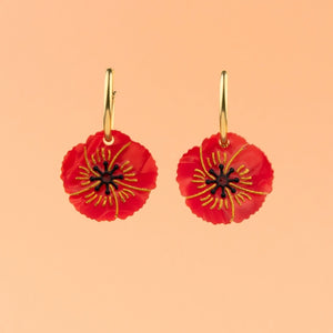 NEW Boucles d’oreilles Coquelicots Coucou Suzette