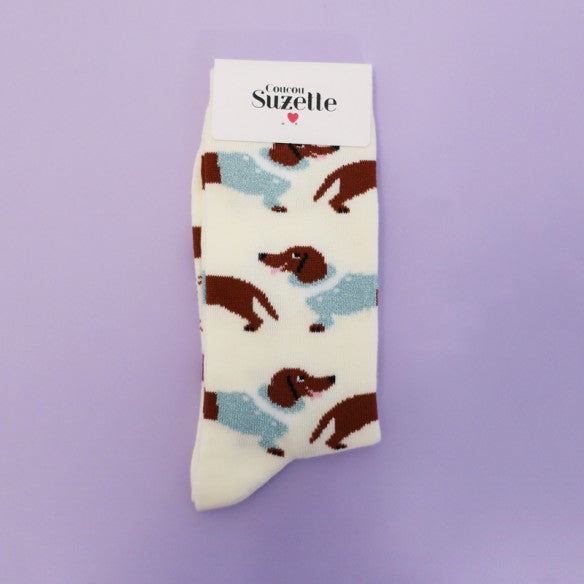 Chaussettes Teckel frileux