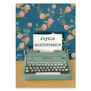 Carte postale Joyeux anniversaire by Mélanie Voituriez